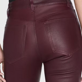 Le Crop Mini Boot Leather Wine