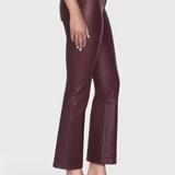 Le Crop Mini Boot Leather Wine