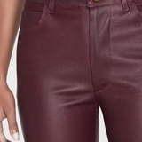 Le Crop Mini Boot Leather Wine