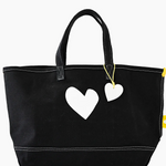 Kerri Rosenthal Tote Imperfect Heart Black