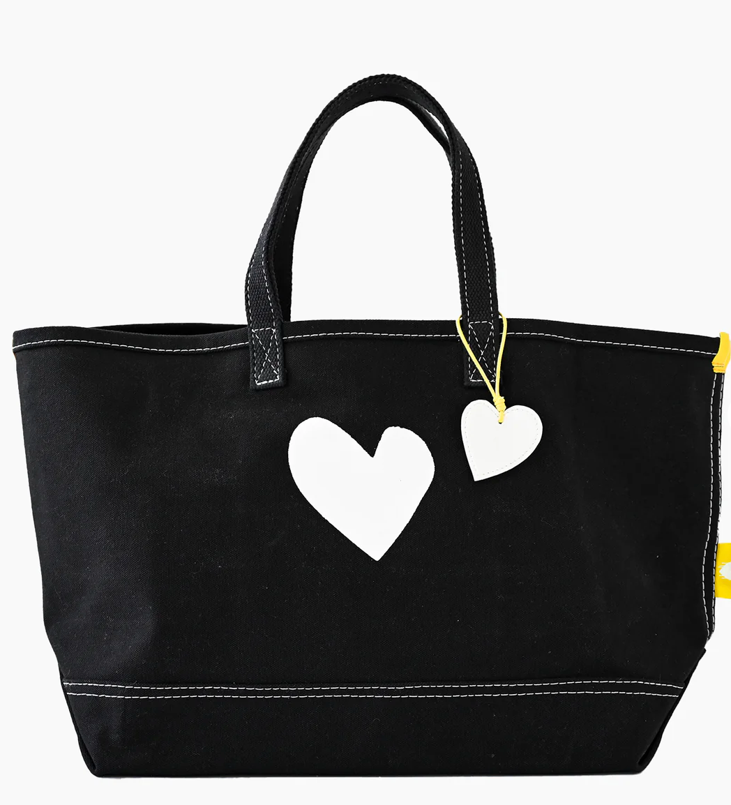 Kerri Rosenthal Tote Imperfect Heart Black