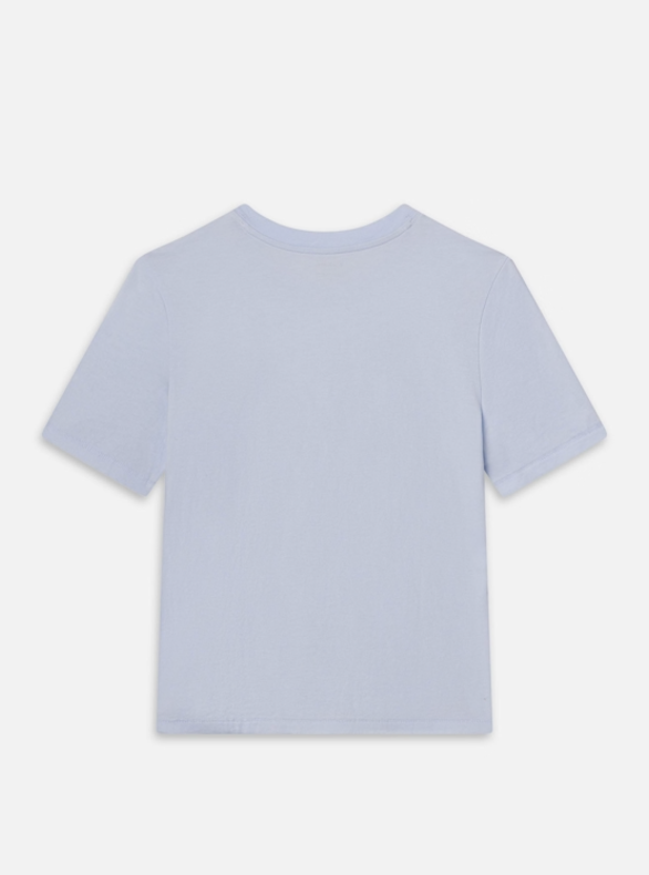 Short Sleeve Baby Tee Light Chambray