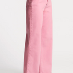 Ace Jean Solid Stretch Denim Pink