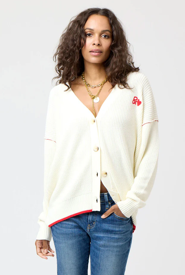 Slouchy & Love Cardigan Natural Vday Collection