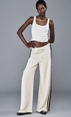 The Silk Pant Alabaster Multi