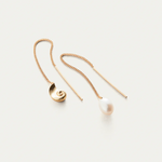 Lucille Threader Dangle Earring Gold