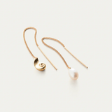 Lucille Threader Dangle Earring Gold