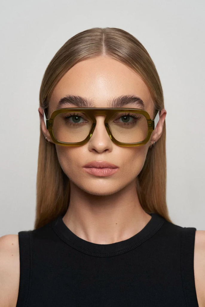 Jane in Olive Green