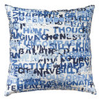Word Of The Day Pillow 22" X 22" Multi