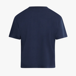 Favorite Sister Cropped Collegiate Tee Navy