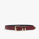 The Jordan Belt Deep Red and Gold