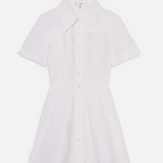 The Flare Mini Dress White