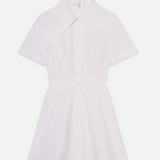 The Flare Mini Dress White