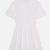 The Flare Mini Dress White