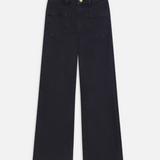 The Anchor Pant Navy Raw Hem