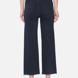 The Anchor Pant Navy Raw Hem