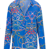 Daria Blouse Blue Belt