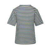Jen Relaxed Tee Navy Stripe