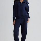 Catherine Half Zip Sweat Sky Captain