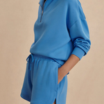 Ollie High Rise Short 3.5 Azure Blue