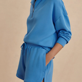 Ollie High Rise Short 3.5 Azure Blue
