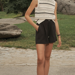 Esmond Mid Rise Short 3" Black