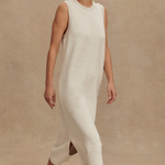 Beatrice Midi Dress Ivory Marl