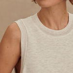 Beatrice Midi Dress Ivory Marl