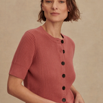 Micha Short Sleeve Cardigan Mauvewood