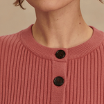Micha Short Sleeve Cardigan Mauvewood
