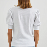 Jewel White Rib Top