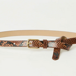 Calvin Python Leather Belt