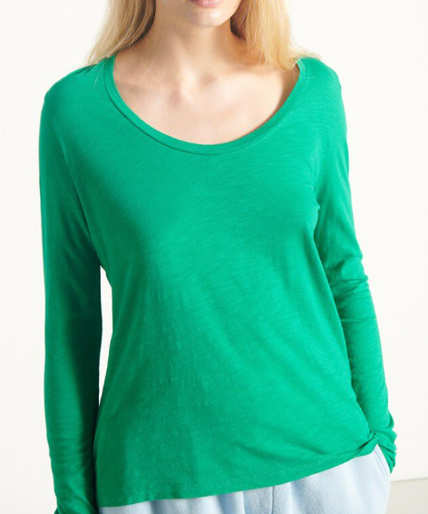 Womens U Long Sleeve T Shirt