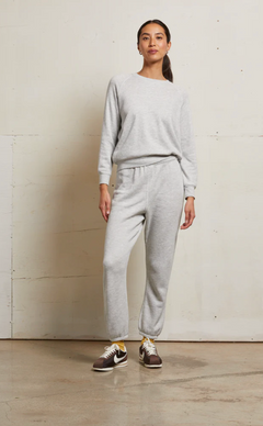 Stevie Fleece Easy Sweatpant Ash Grey