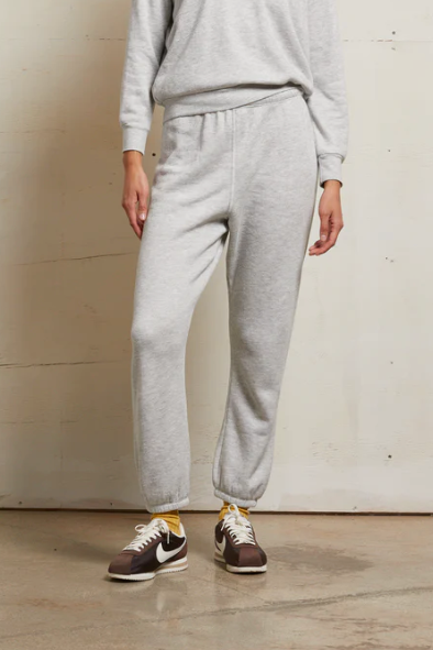 Stevie Fleece Easy Sweatpant Ash Grey