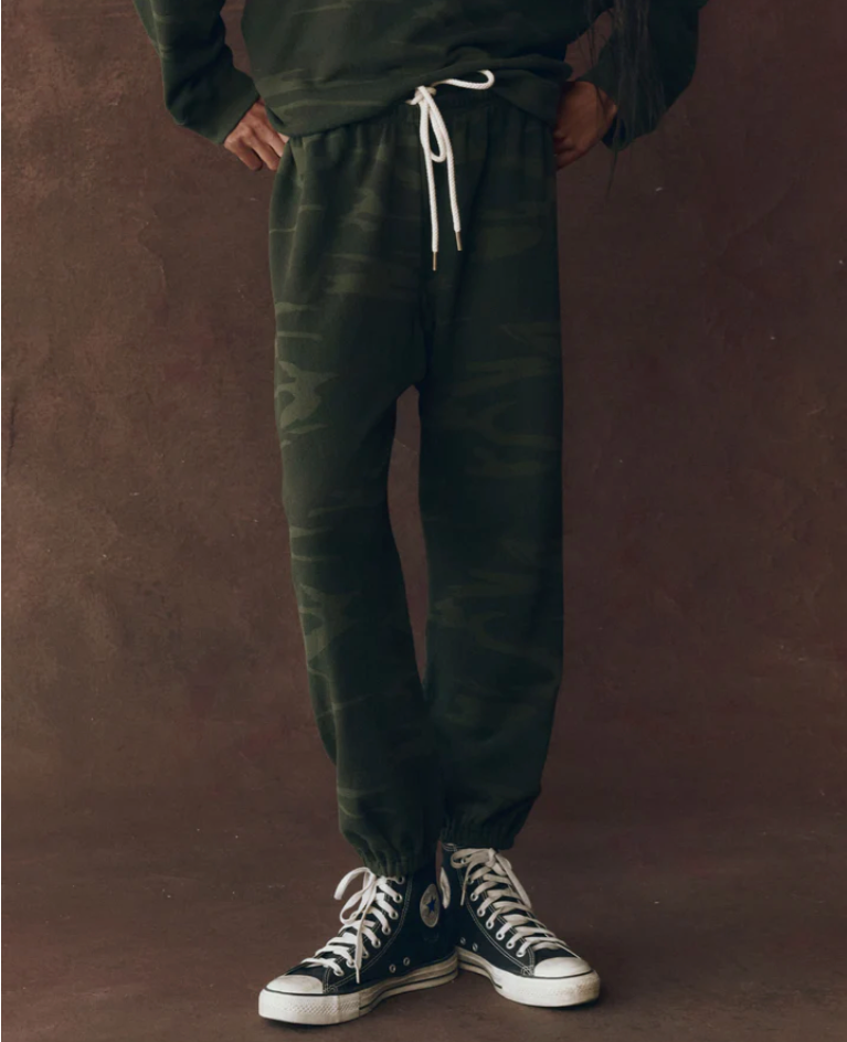 The Stadium Sweatpant Forest Camo