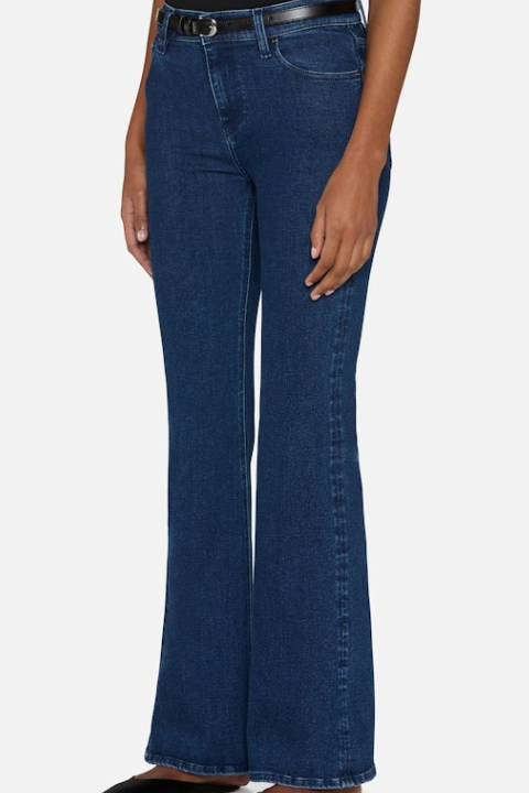 The Icon Mid Rise Flare Jean Lone Rinse