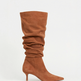 Jordi Suede Slouch Boot Camel