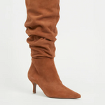 Jordi Suede Slouch Boot Camel