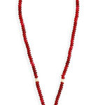Indra Necklace Red w Apollo Pendant
