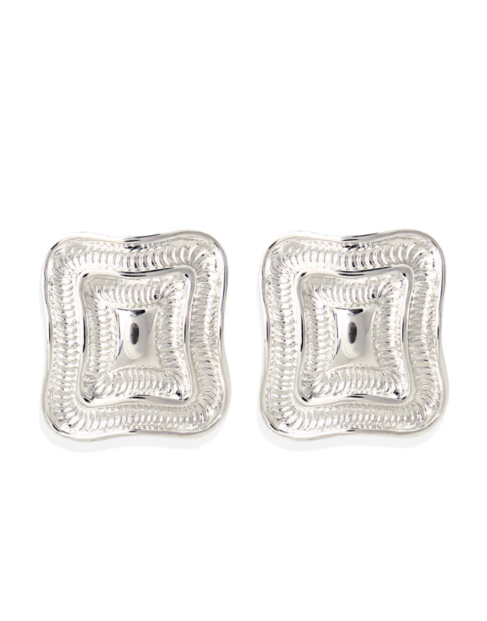 Wave Earrings Silver