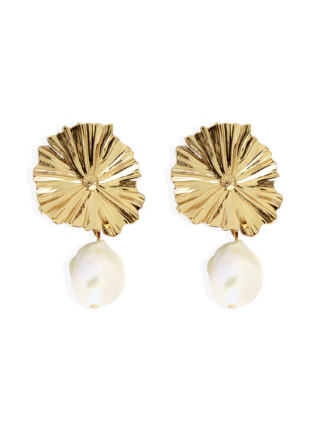 Amary Earrings with Pearls