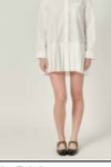 Colorblocked Shirt Dress Black