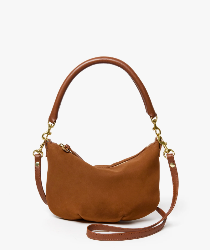 Petit Moyen Messenger Smooth Nubuck Hazelnut