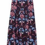 Melanie Skirt Fleur Crest Navy