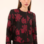 Yanni Floral Jacket Midnight Rose
