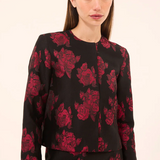 Yanni Floral Jacket Midnight Rose