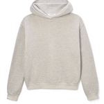 Heart Hoodie Fleece Pullover Hoodie Heather Grey