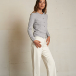 Moira Cotton Cashmere Cardigan Heather Grey