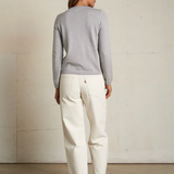 Moira Cotton Cashmere Cardigan Heather Grey